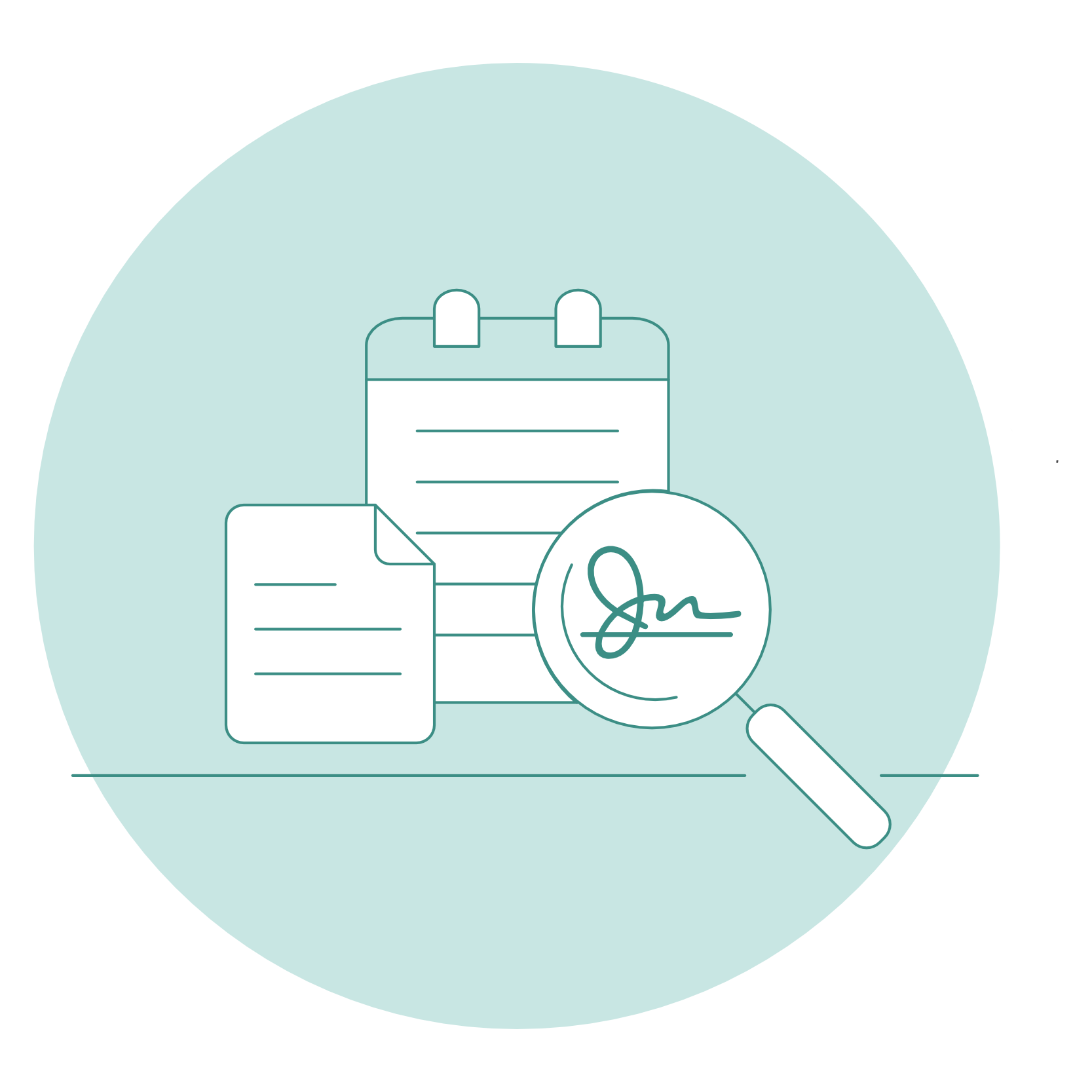 Partnership agreement illustration