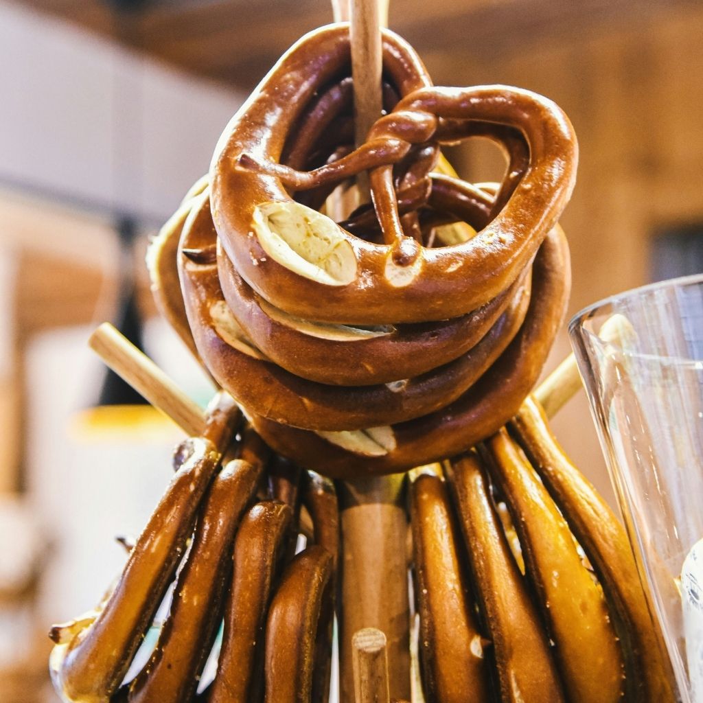 Typical for Munich: Pretzels