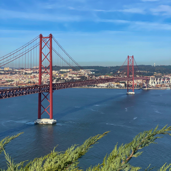 View from the Cristo Rei statue